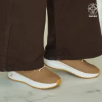 کفش کتونی زنانه اکو پلاس عسلی - Image 7