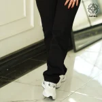 شلوار جین زنانه راسته مشکی M1 - Image 3