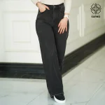 شلوار جین زنانه بگ ذغالی Z1 - Image 3