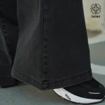 شلوار جین زنانه دمپا ذغالی Z1 - Image 5