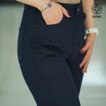 شلوار جین زنانه بگ سرمه ای S1 - Image 5
