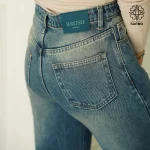 شلوار جین زنانه بوت کات آبی A1 - Image 4