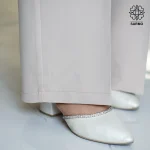 شلوار زنانه کرم مدل فول بگ - Image 5