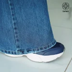 شلوار جین زنانه بگ بوت کات آبی A3 - Image 4