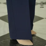 شلوار زنانه سرمه ای مدل فول بگ - Image 8