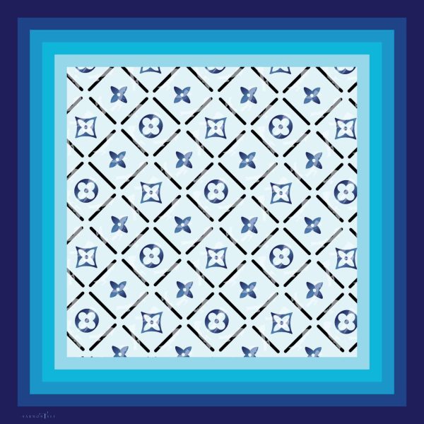 روسری ابریشم توییل لیانا - اقتصادی - Image 11
