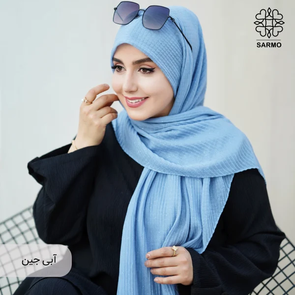 روسری نخ پلیسه شاین - تصویر 5
