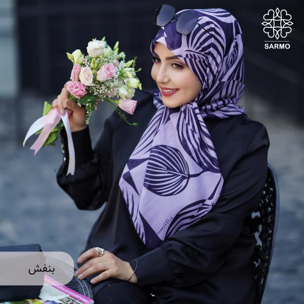 روسری نخی بهاره گلبرگ - Image 8