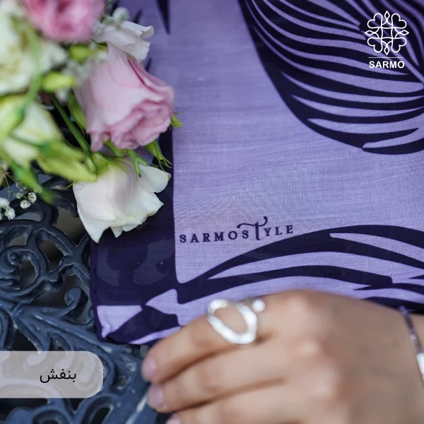 روسری نخی بهاره گلبرگ - Image 10