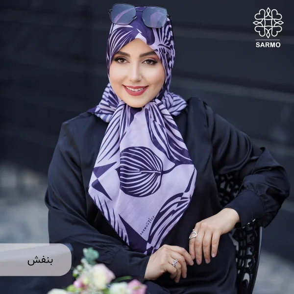 روسری نخی بهاره گلبرگ - Image 9