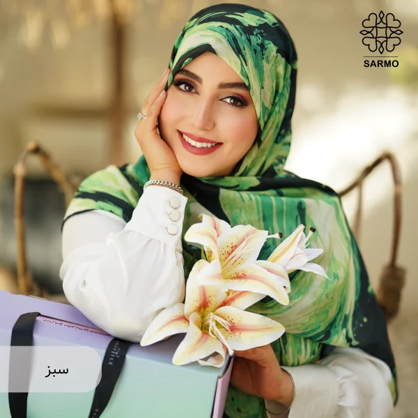 روسری نخی تجلی - اقتصادی - Image 12