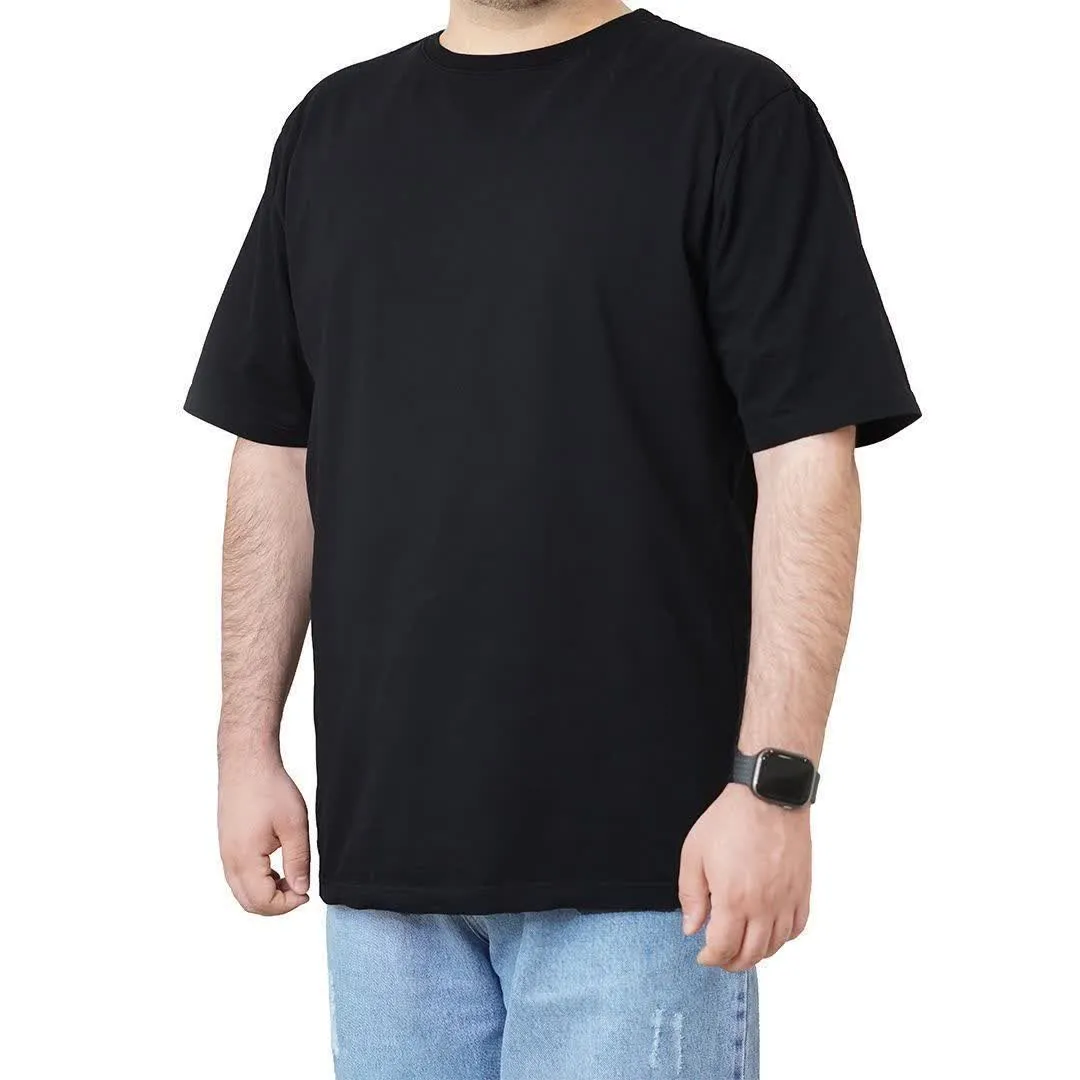 تیشرت-بیسیک-مشکی-مردانه-34722 تیشرت بیسیک مشکی مردانه - Image 1
