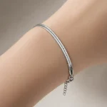 دستبند استیل ماری نقره ای کد 509418002 - Image 3