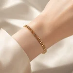 دست بند کارتیر ژوپینگ طلایی کد 405230263 - Image 2