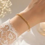 دست بند کارتیر ژوپینگ طلایی کد 405230263 - Image 4