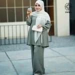 تونیک و شلوار ونوس سبز - Image 4