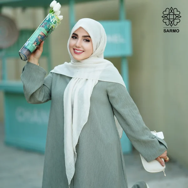 تونیک و شلوار ونوس سبز - تصویر 3