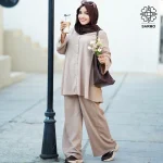 تونیک و شلوار ونوس کرم - Image 4