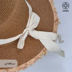 کلاه زنانه ساحلی طرح حصیری - Image 6