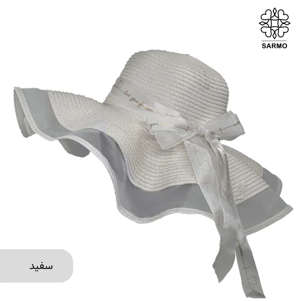 کلاه زنانه ساحلی چین دار - Image 11