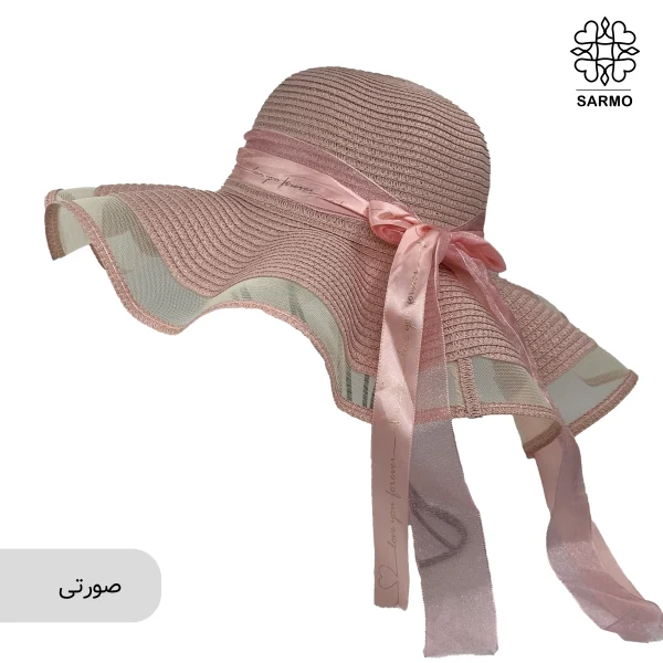 کلاه زنانه ساحلی چین دار - Image 6