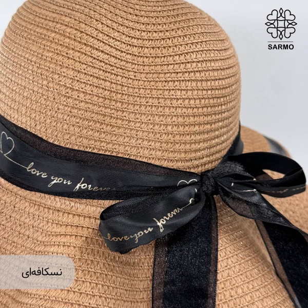 کلاه زنانه ساحلی چین دار - Image 4