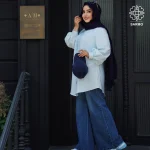 شومیز پاستیلی آبی - Image 6