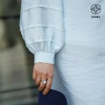 شومیز پاستیلی آبی - Image 12