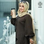شومیز پاستیلی قهوه ای - Image 10