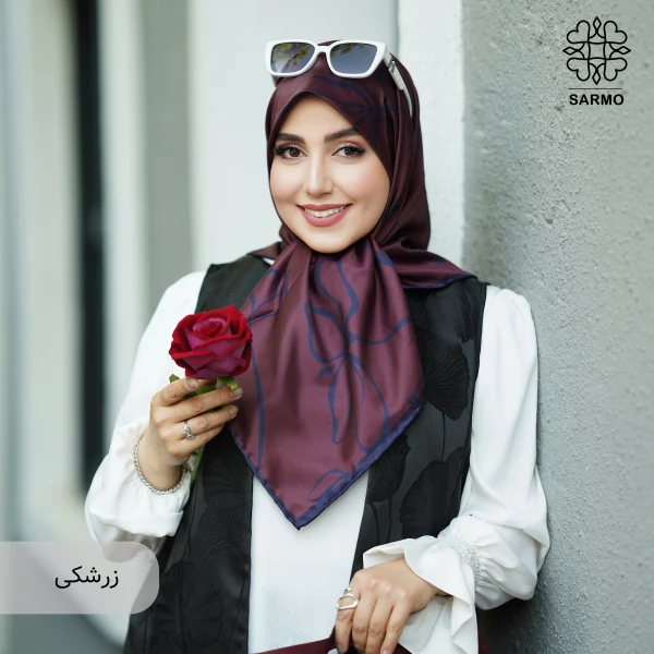 روسری ابریشم توییل طناز - اقتصادی - Image 19