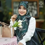 روسری ابریشم توییل طناز - Image 3