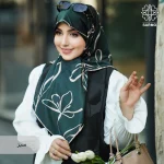 روسری ابریشم توییل طناز - Image 2
