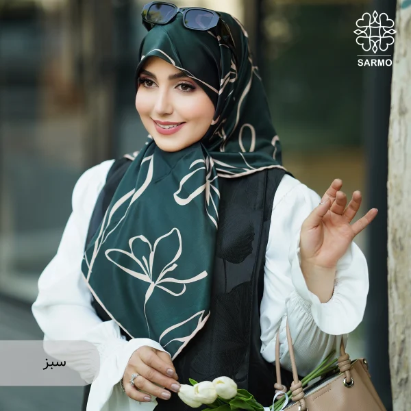 روسری ابریشم توییل طناز - اقتصادی - Image 2