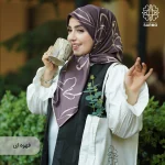 روسری ابریشم توییل طناز - Image 8