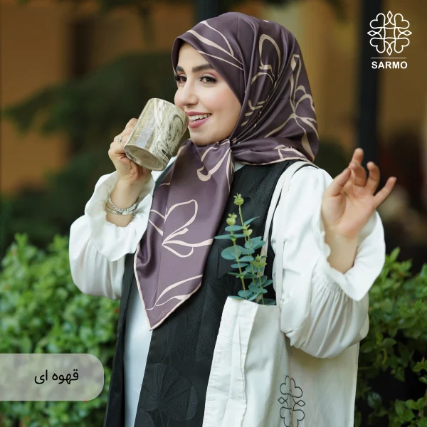روسری ابریشم توییل طناز - اقتصادی - Image 8