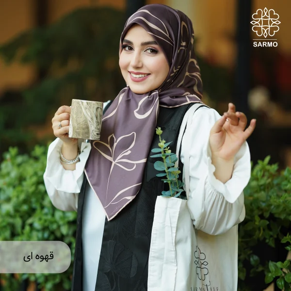روسری ابریشم توییل طناز - اقتصادی - Image 9