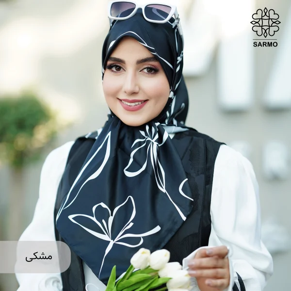روسری ابریشم توییل طناز - اقتصادی - Image 15