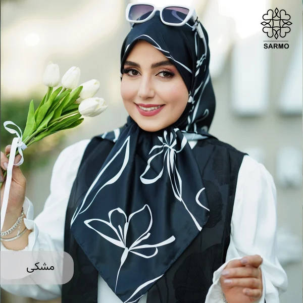 روسری ابریشم توییل طناز - اقتصادی - Image 16