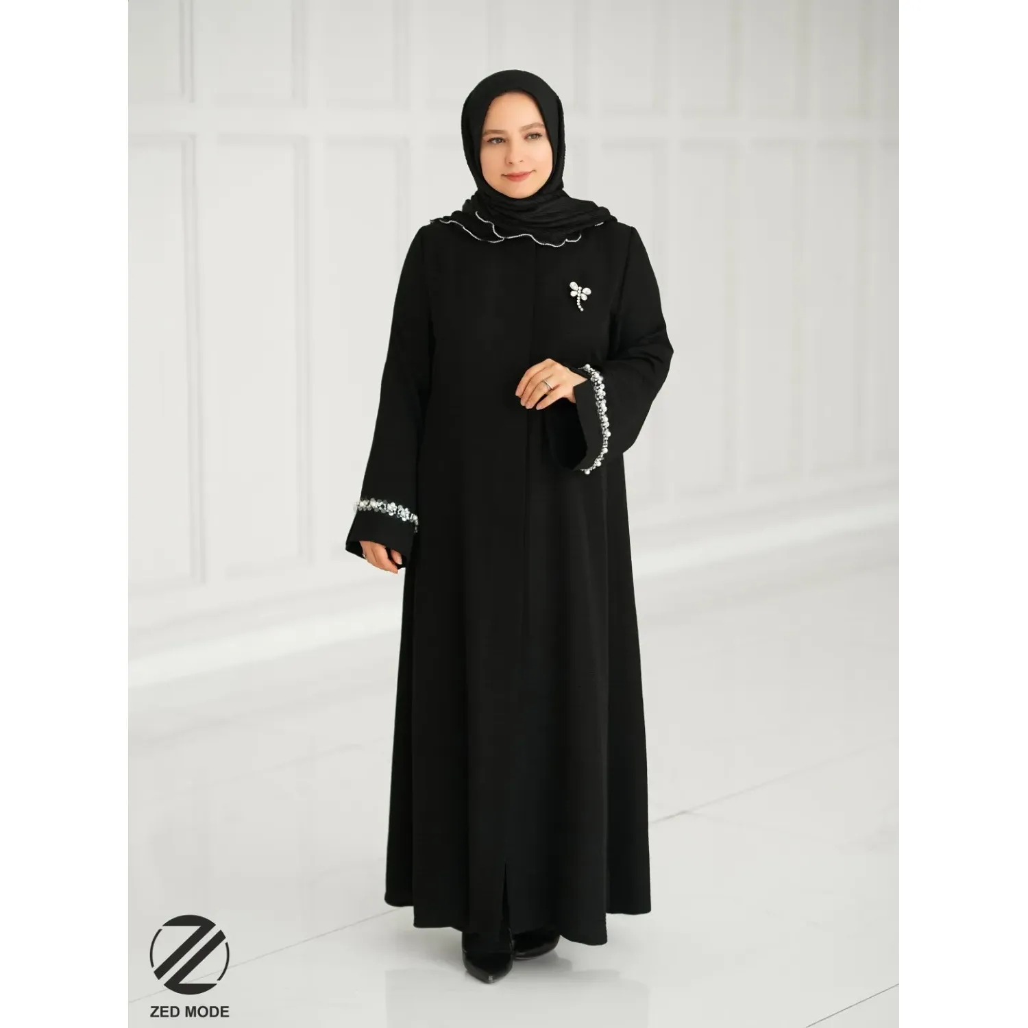 عبا-نوار-مراریدی-استایل-z106-18414 عبا نوار مراریدی استایل z106 - Image 1