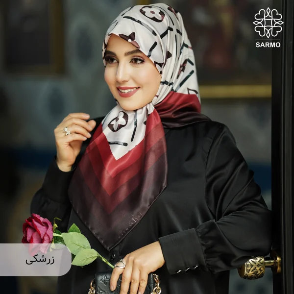 روسری ابریشم توییل لیانا - اقتصادی - Image 16