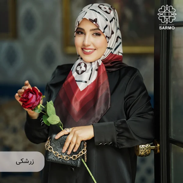 روسری ابریشم توییل لیانا - اقتصادی - Image 15
