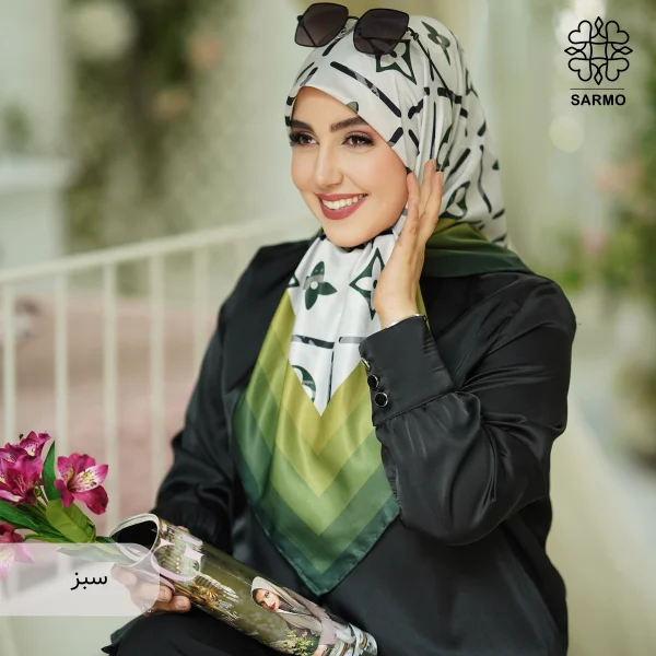 روسری ابریشم توییل لیانا - اقتصادی - Image 20