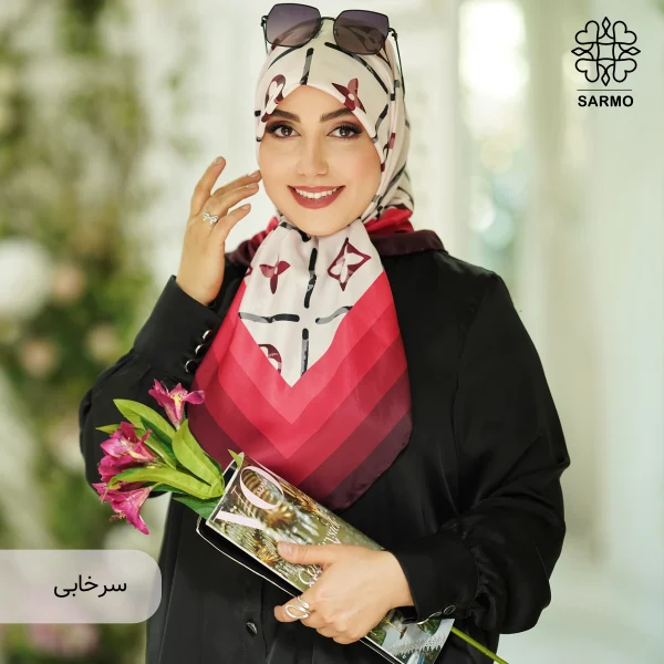 روسری ابریشم توییل لیانا - اقتصادی - Image 22
