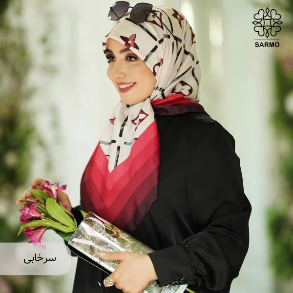 روسری ابریشم توییل لیانا - اقتصادی - Image 23
