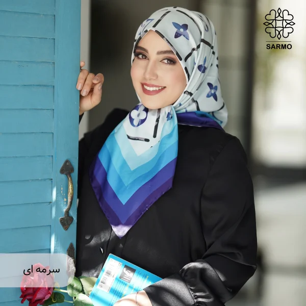 روسری ابریشم توییل لیانا - اقتصادی - Image 10