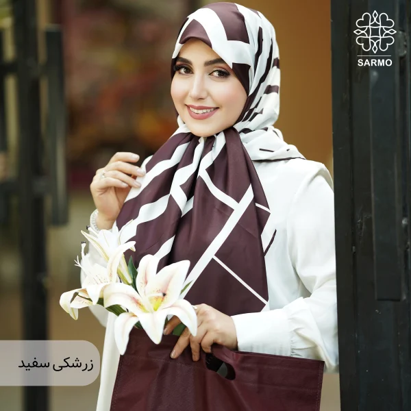 روسری ابریشم توییل نگاره - اقتصادی - Image 8