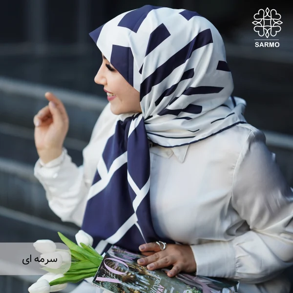 روسری ابریشم توییل نگاره - اقتصادی - Image 17