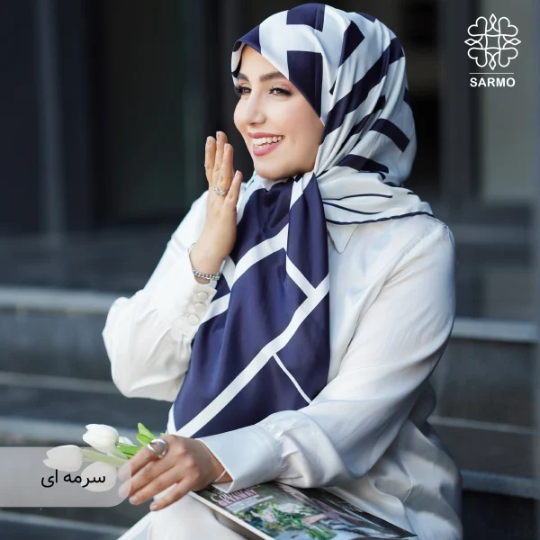 روسری ابریشم توییل نگاره - اقتصادی - Image 16