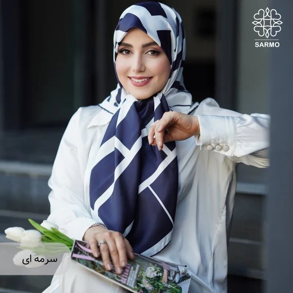روسری ابریشم توییل نگاره - اقتصادی - Image 15