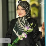 روسری ابریشم توییل پالمیرا - Image 2